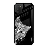 Kitten Mandala Samsung Galaxy A03s Glass Cases & Covers Online
