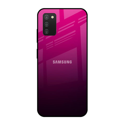 Purple Ombre Pattern Samsung Galaxy A03s Glass Cases & Covers Online