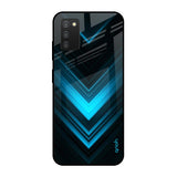 Vertical Blue Arrow Samsung Galaxy A03s Glass Cases & Covers Online