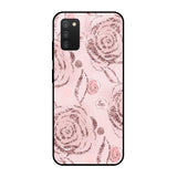 Shimmer Roses Samsung Galaxy A03s Glass Cases & Covers Online
