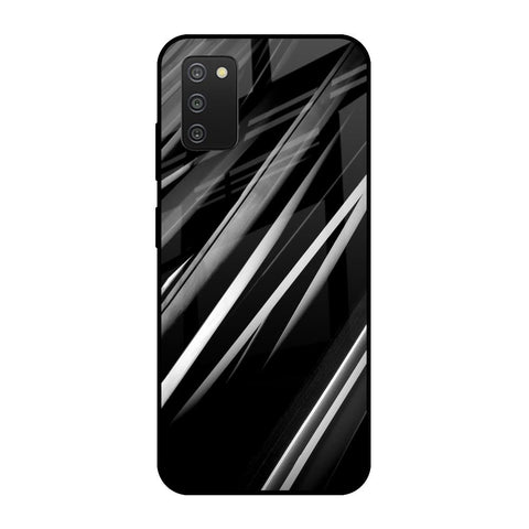 Black & Grey Gradient Samsung Galaxy A03s Glass Cases & Covers Online
