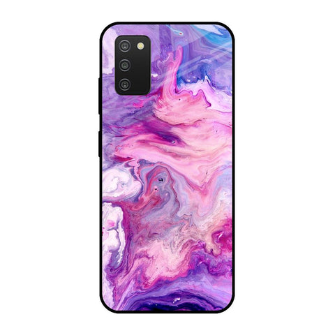 Cosmic Galaxy Samsung Galaxy A03s Glass Cases & Covers Online