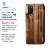 Timber Printed Glass case for Samsung Galaxy A03s