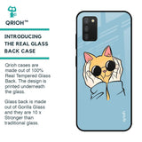 Adorable Cute Kitty Glass Case For Samsung Galaxy A03s