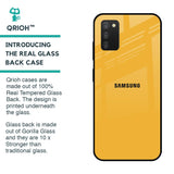 Fluorescent Yellow Glass case for Samsung Galaxy A03s