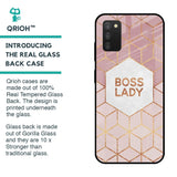 Boss Lady Glass Case for Samsung Galaxy A03s
