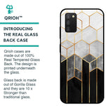 Tricolor Pattern Glass Case for Samsung Galaxy A03s