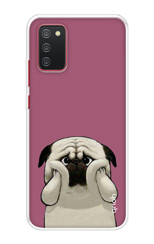Chubby Dog Samsung Galaxy A03s Back Cover