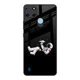 Space Traveller Realme C21Y Glass Back Cover Online