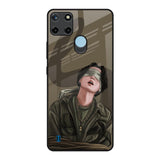 Blind Fold Realme C21Y Glass Back Cover Online