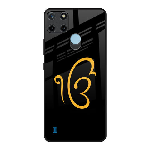 Luxury Fashion Initial Realme C21Y Glass Back Cover Online