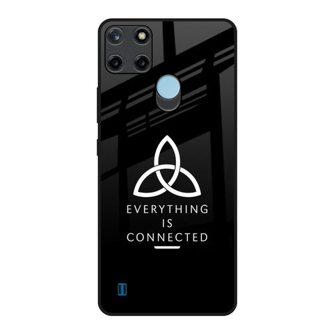 Everything Is Connected Realme C21Y Glass Back Cover Online