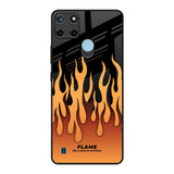Fire Flame Realme C21Y Glass Back Cover Online