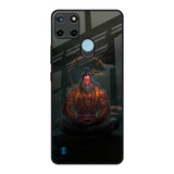 Lord Hanuman Animated Realme C21Y Glass Back Cover Online
