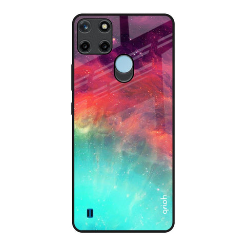Colorful Aura Realme C21Y Glass Back Cover Online