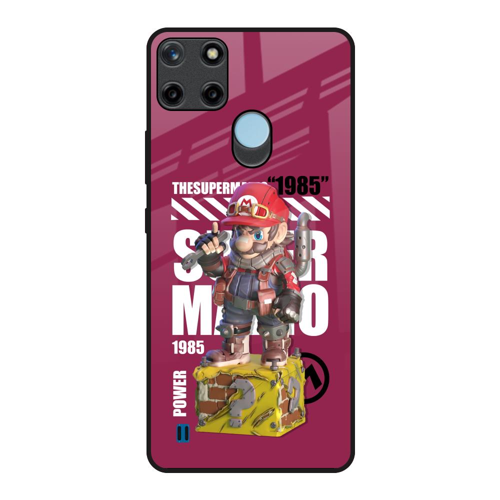 Gangster Hero Realme C21Y Glass Back Cover Online