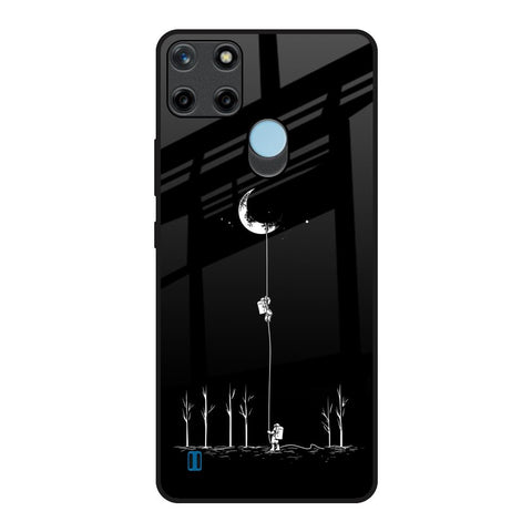 Catch the Moon Realme C21Y Glass Back Cover Online