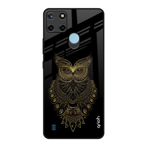 Golden Owl Realme C21Y Glass Back Cover Online