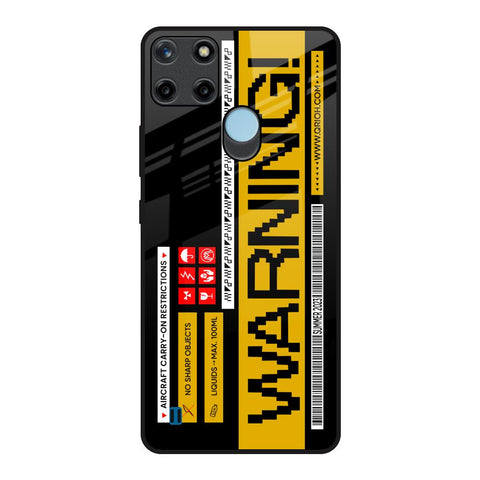 Aircraft Warning Realme C21Y Glass Back Cover Online