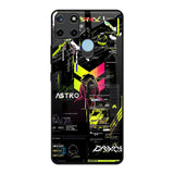 Astro Glitch Realme C21Y Glass Back Cover Online