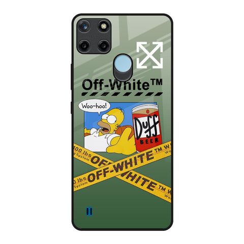 Duff Beer Realme C21Y Glass Back Cover Online