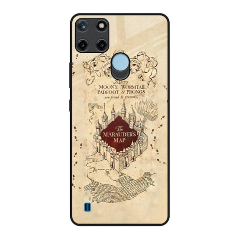 Magical Map Realme C21Y Glass Back Cover Online