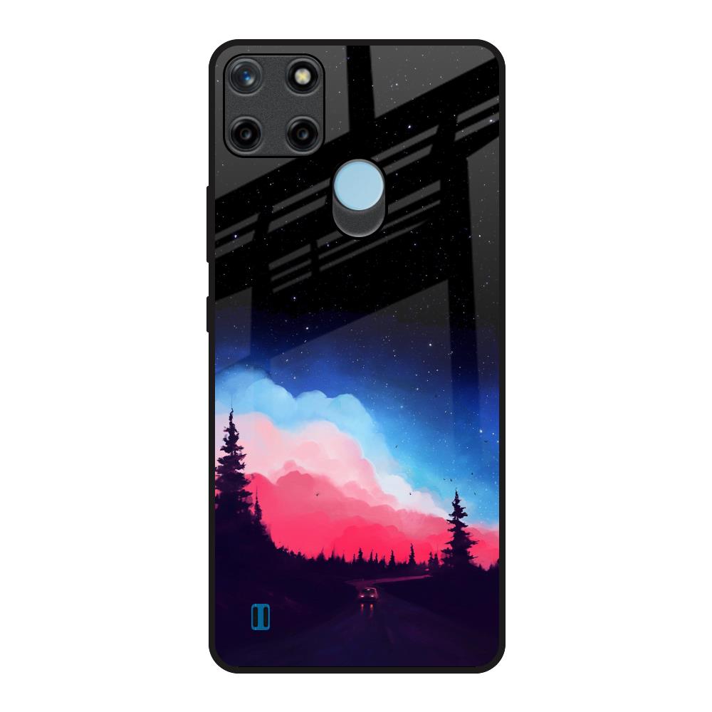 Drive In Dark Realme C21Y Glass Back Cover Online