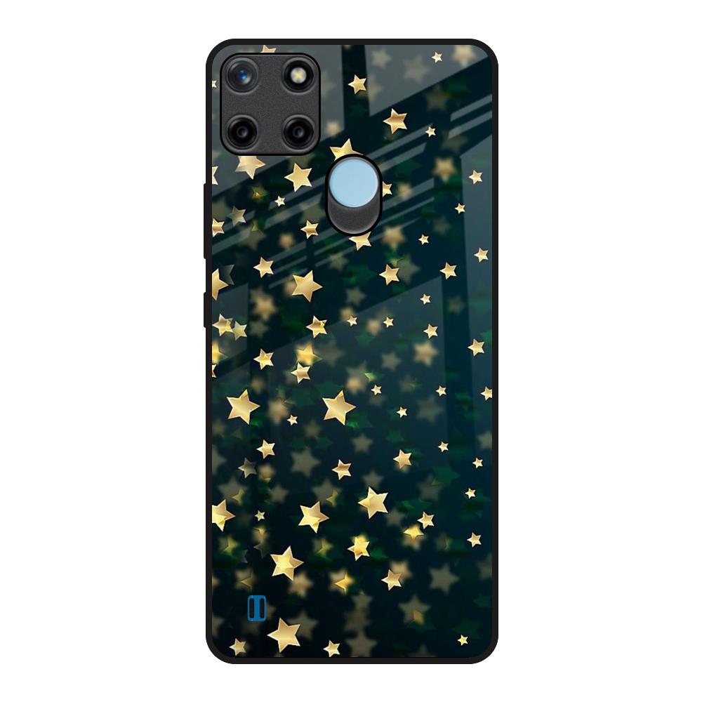 Dazzling Stars Realme C21Y Glass Back Cover Online