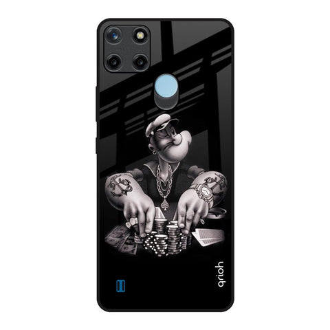 Gambling Problem Realme C21Y Glass Back Cover Online