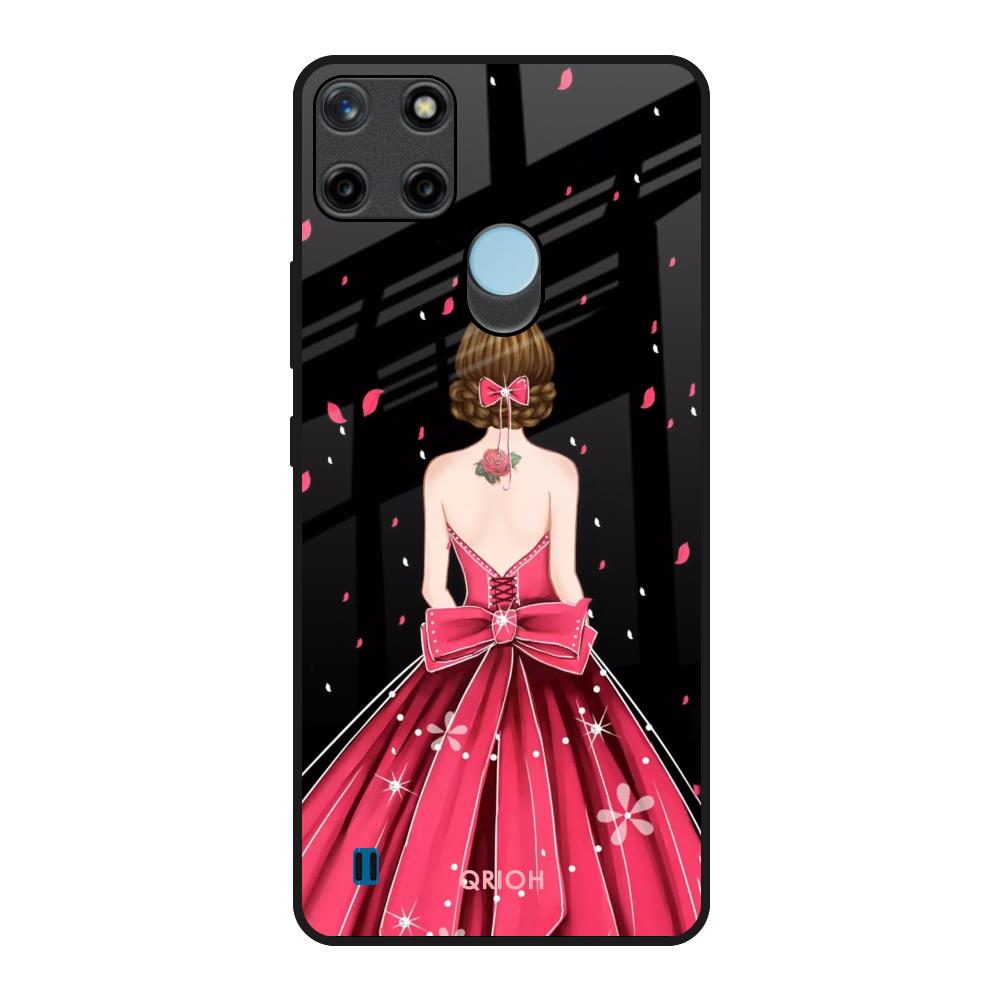 Fashion Princess Realme C21Y Glass Back Cover Online