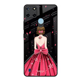 Fashion Princess Realme C21Y Glass Back Cover Online