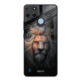 Devil Lion Realme C21Y Glass Back Cover Online
