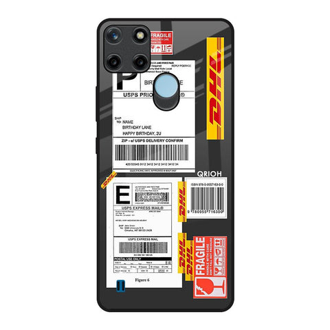 Cool Barcode Label Realme C21Y Glass Back Cover Online