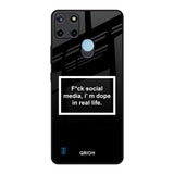 Dope In Life Realme C21Y Glass Back Cover Online