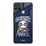Struggling Panda Realme C21Y Glass Back Cover Online