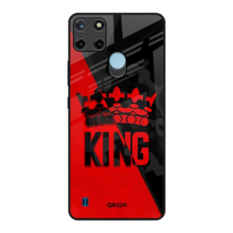 I Am A King Realme C21Y Glass Back Cover Online