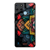 Retro Gorgeous Flower Realme C21Y Glass Back Cover Online