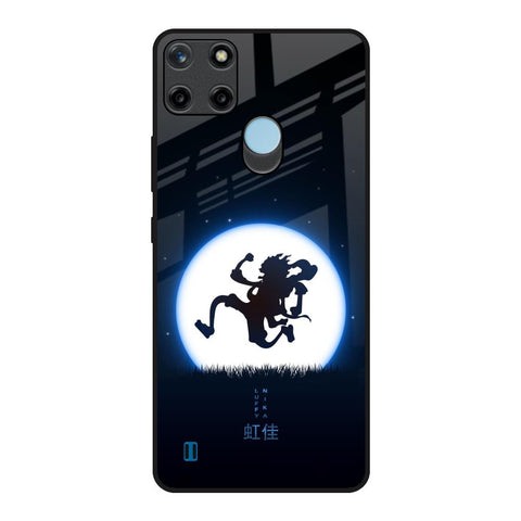 Luffy Nika Realme C21Y Glass Back Cover Online