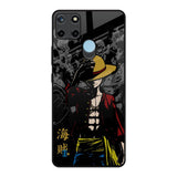 Dark Luffy Realme C21Y Glass Back Cover Online
