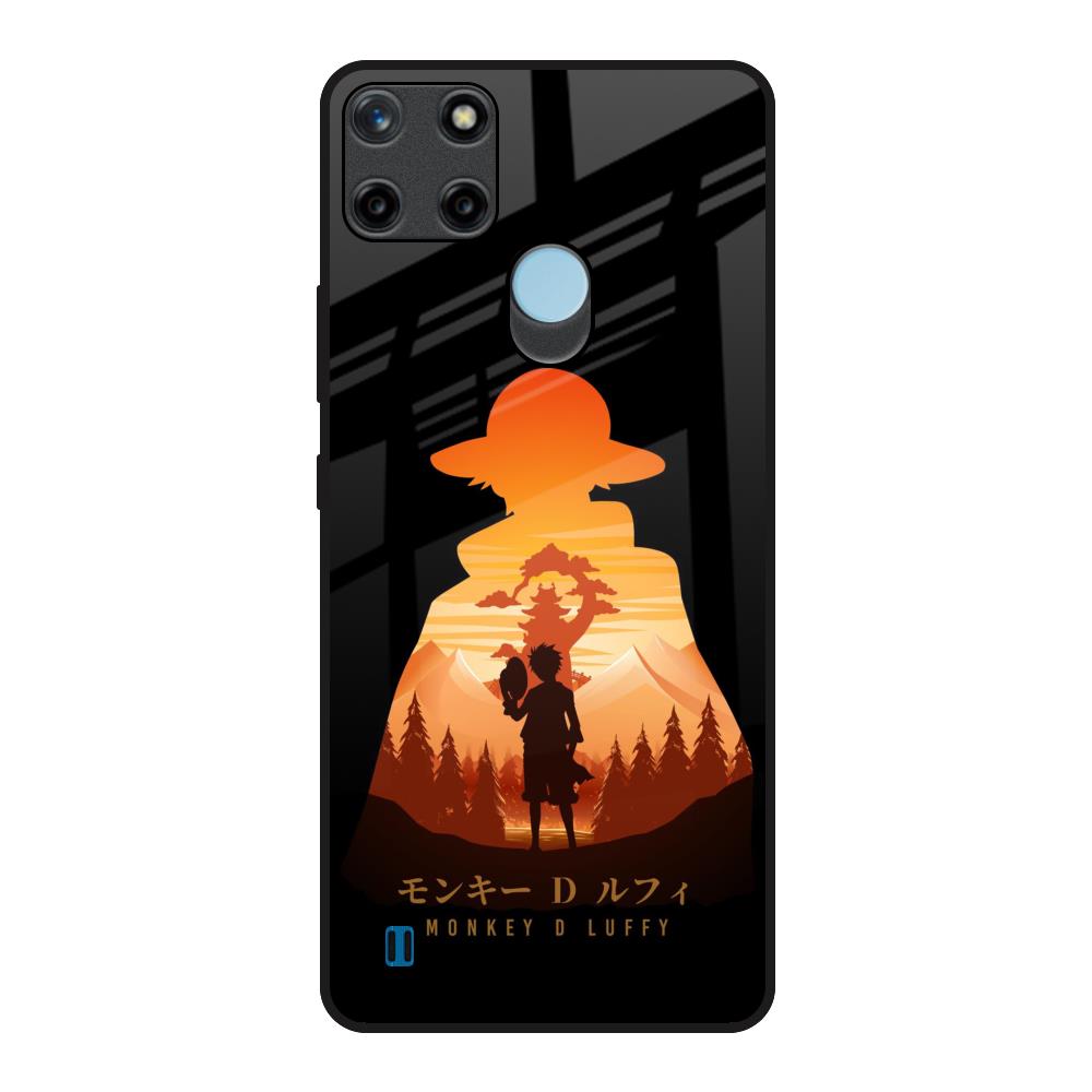 Luffy One Piece Realme C21Y Glass Back Cover Online