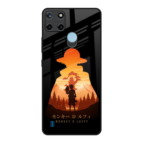 Luffy One Piece Realme C21Y Glass Back Cover Online