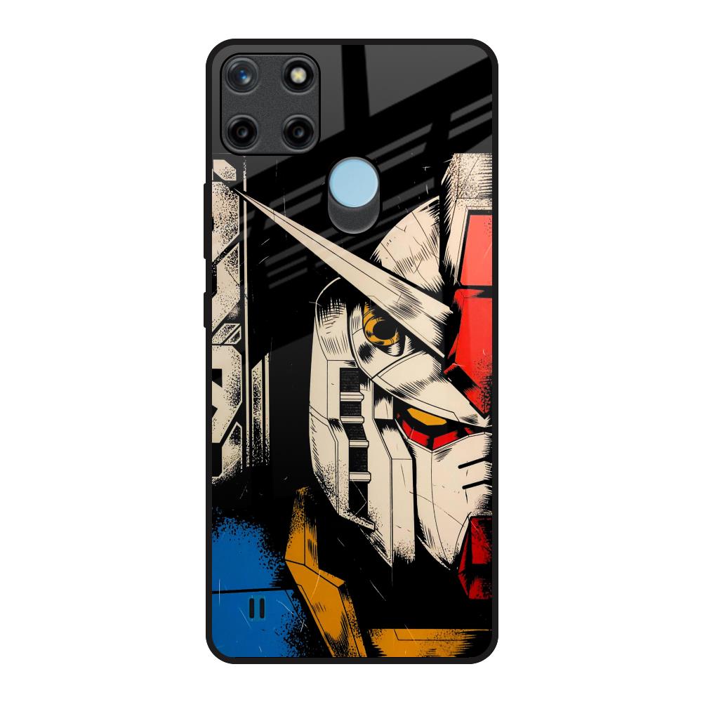 Transformer Art Realme C21Y Glass Back Cover Online