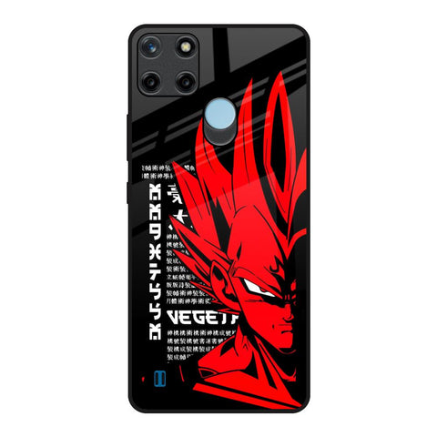 Red Vegeta Realme C21Y Glass Back Cover Online