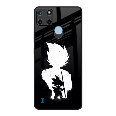 Monochrome Goku Realme C21Y Glass Back Cover Online