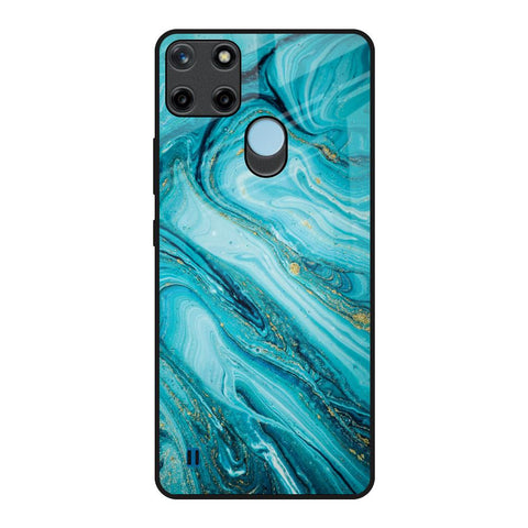 Ocean Marble Realme C21Y Glass Back Cover Online