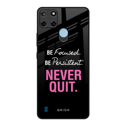 Be Focused Realme C21Y Glass Back Cover Online