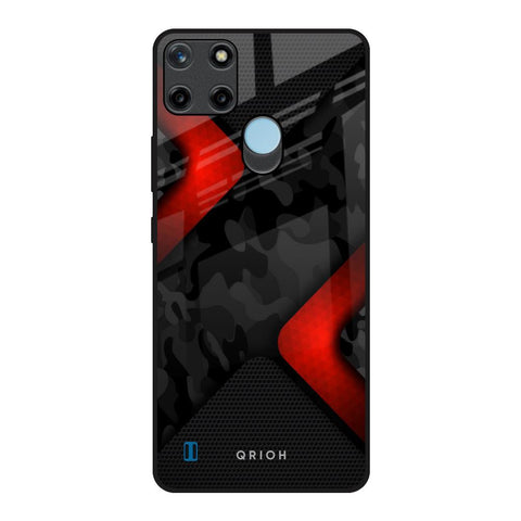 Modern Camo Abstract Realme C21Y Glass Back Cover Online