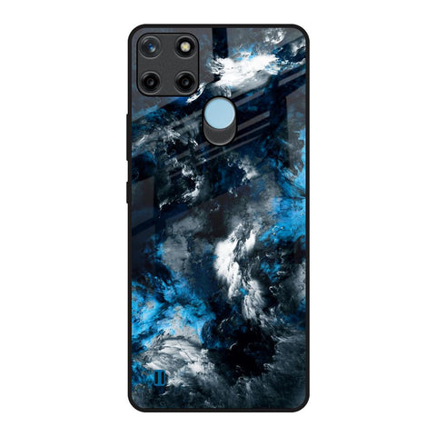 Cloudy Dust Realme C21Y Glass Back Cover Online