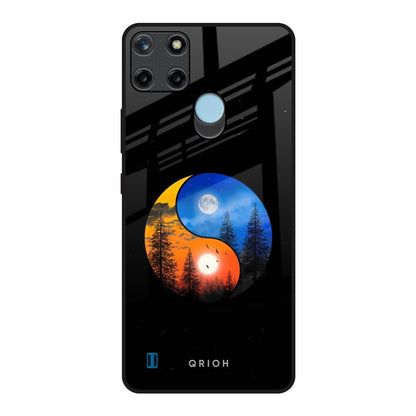 Yin Yang Balance Realme C21Y Glass Back Cover Online