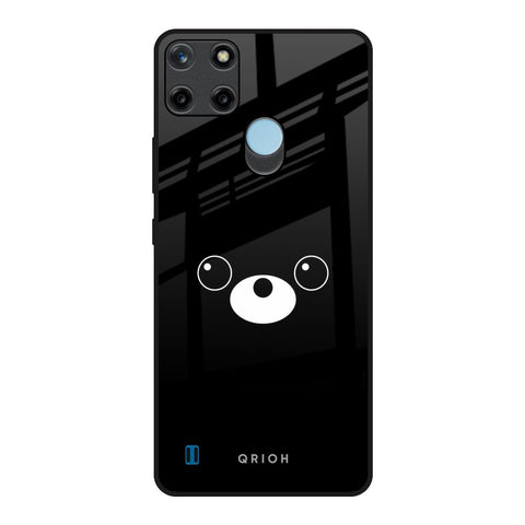 Cute Bear Realme C21Y Glass Back Cover Online